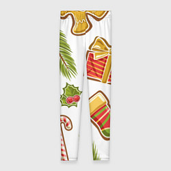 Женские легинсы Рождественский вайб