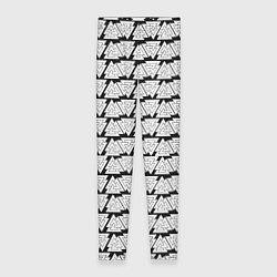 Леггинсы женские Символы валькнут как защитная кольчуга, цвет: 3D-принт