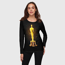 Лонгслив женский Оскар, цвет: 3D-принт — фото 2