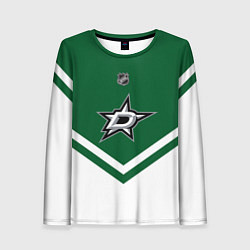 Лонгслив женский NHL: Dallas Stars, цвет: 3D-принт