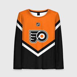 Лонгслив женский NHL: Philadelphia Flyers, цвет: 3D-принт