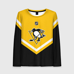 Лонгслив женский NHL: Pittsburgh Penguins, цвет: 3D-принт