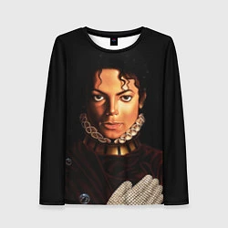 Лонгслив женский Король Майкл Джексон, цвет: 3D-принт
