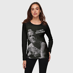 Лонгслив женский Five finger death punch, цвет: 3D-принт — фото 2