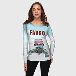 Лонгслив женский Fargo Racing, цвет: 3D-принт — фото 2