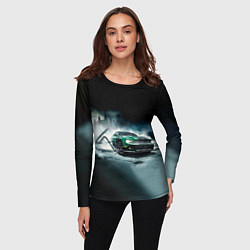 Лонгслив женский Призрачный Ford Mustang, цвет: 3D-принт — фото 2