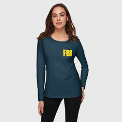 Лонгслив женский FBI, цвет: 3D-принт — фото 2