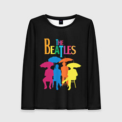 Лонгслив женский The Beatles: Colour Rain, цвет: 3D-принт