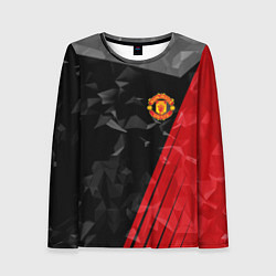 Женский лонгслив FC Manchester United: Abstract