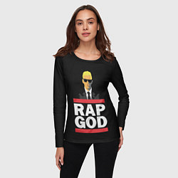 Лонгслив женский Rap God Eminem, цвет: 3D-принт — фото 2