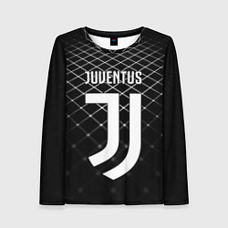 Лонгслив женский FC Juventus: Black Lines, цвет: 3D-принт