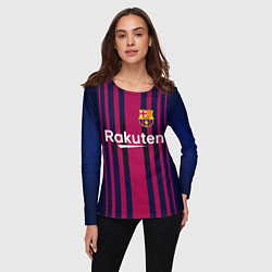 Лонгслив женский FC Barcelona: Rakuten, цвет: 3D-принт — фото 2