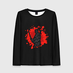 Женский лонгслив Японский самурай