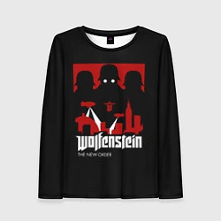 Лонгслив женский Wolfenstein: Nazi Soldiers, цвет: 3D-принт