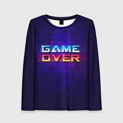 Женский лонгслив Game Over: Retrowave