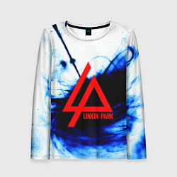 Лонгслив женский Linkin Park blue smoke, цвет: 3D-принт