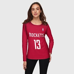 Лонгслив женский Rockets: Houston 13, цвет: 3D-принт — фото 2