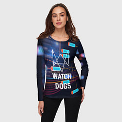 Лонгслив женский Watch Dogs, цвет: 3D-принт — фото 2
