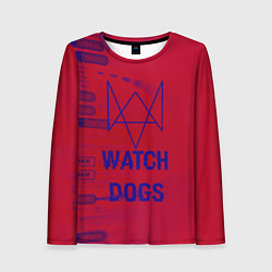 Лонгслив женский Watch Dogs: Hacker Collection, цвет: 3D-принт