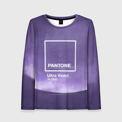 Женский лонгслив Pantone: Ultra Violet Space
