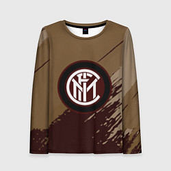 Женский лонгслив FC Inter: Abstract style