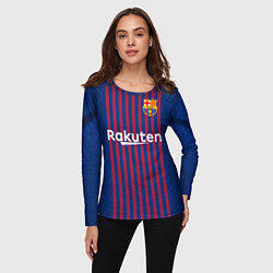 Лонгслив женский FC Barcelona: Coutinho Home 18/19, цвет: 3D-принт — фото 2
