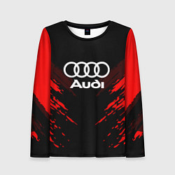 Лонгслив женский Audi: Red Anger, цвет: 3D-принт