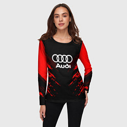 Лонгслив женский Audi: Red Anger, цвет: 3D-принт — фото 2
