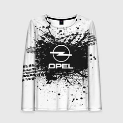 Женский лонгслив Opel: Black Spray