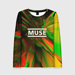 Женский лонгслив Muse: Colour Abstract