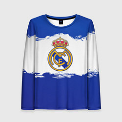 Лонгслив женский Real Madrid FC, цвет: 3D-принт