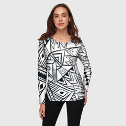 Лонгслив женский Boho Style, цвет: 3D-принт — фото 2