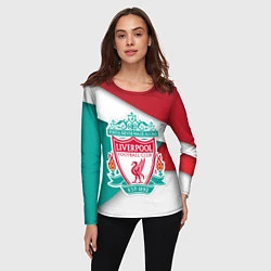 Лонгслив женский FC Liverpool, цвет: 3D-принт — фото 2
