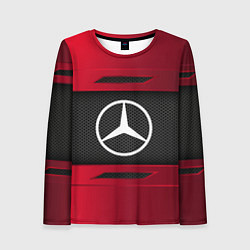 Лонгслив женский Mercedes Benz Sport, цвет: 3D-принт