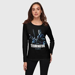 Лонгслив женский Terminator: Is alive, цвет: 3D-принт — фото 2