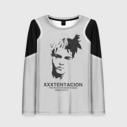 Лонгслив женский XXXTentacion RIP, цвет: 3D-принт