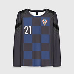 Лонгслив женский Domagoj Away WC 2018, цвет: 3D-принт