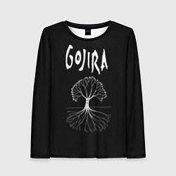 Лонгслив женский Gojira: Tree, цвет: 3D-принт