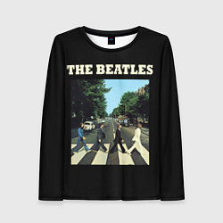 Лонгслив женский The Beatles: Abbey Road, цвет: 3D-принт