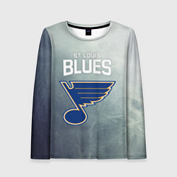 Лонгслив женский St Louis Blues, цвет: 3D-принт