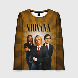 Лонгслив женский Nirvana, цвет: 3D-принт