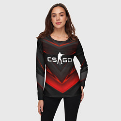 Лонгслив женский CS GO logo, цвет: 3D-принт — фото 2