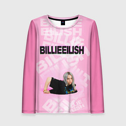 Женский лонгслив Billie Eilish: Pink Mood