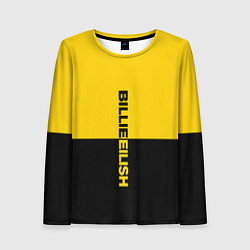Женский лонгслив BILLIE EILISH: Yellow & Black