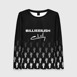 Лонгслив женский Billie Eilish: Black Autograph, цвет: 3D-принт