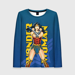 Лонгслив женский Wonder Woman, цвет: 3D-принт