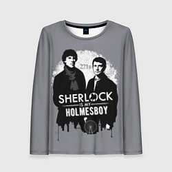 Лонгслив женский Sherlock Holmesboy, цвет: 3D-принт