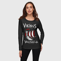 Лонгслив женский Vikings Valhalla, цвет: 3D-принт — фото 2