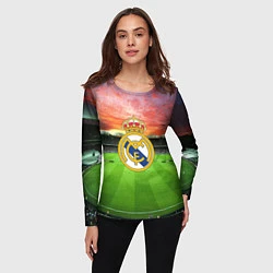 Лонгслив женский FC Real Madrid, цвет: 3D-принт — фото 2