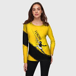Лонгслив женский Fencing, цвет: 3D-принт — фото 2